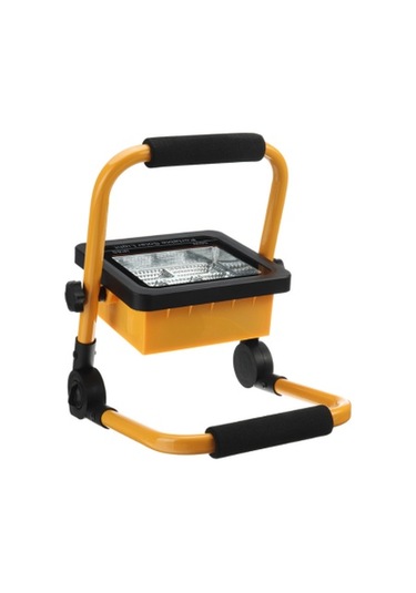 50 Watt Güneş Enerjili Solar Şarj Edilebilir Acil Durum Led Panel Sarı - Siyah