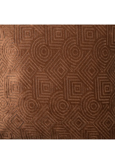 Sezyon Mira Desenli 45 45 Kahverengi Kırlent Kılfı Kahverengi