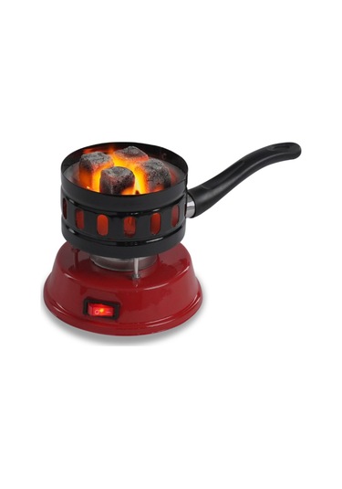 Yuvarlak Galvaniz Elektrikli Nargile Köz Ocağı