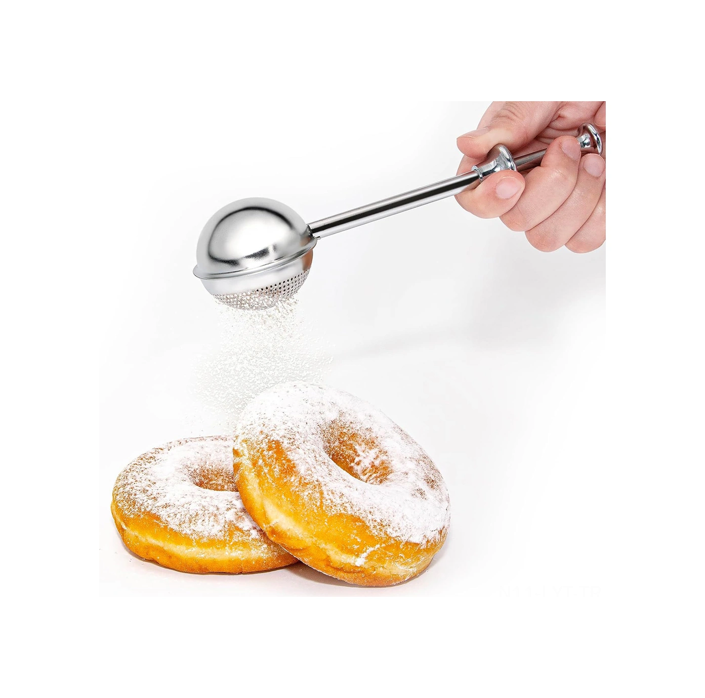 Youtek 304 Paslanmaz Çelik Gıda Seviyesi Elek, Un/ Baharat/ Kakao Süzme, Fırın Ve Mangal İçin Tek Elle Kullanıma Uygun Çok Renkli