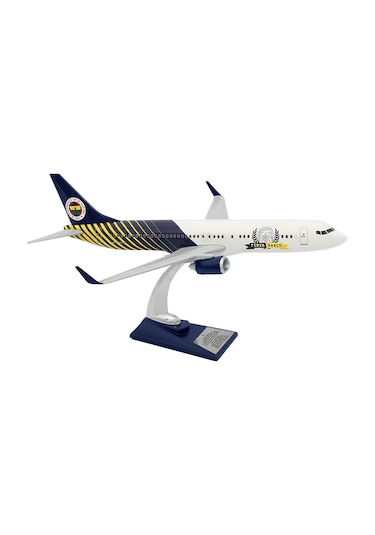 Zekupp Boeing 737-800 1/100 Ölçek Fenerbahçe Lisanslı Çizgili Tas