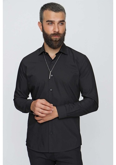 Gk 649 Siyah Altro Gömlek Siyah