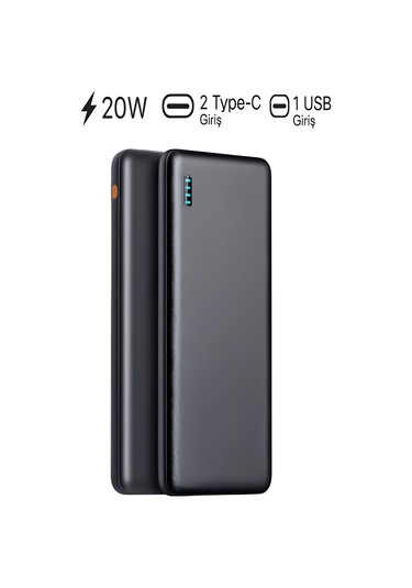 Çelikwork FP10 PD 20 W 10.000 mAh Type-C - Mikro USB Hızlı Şarj Powerbank