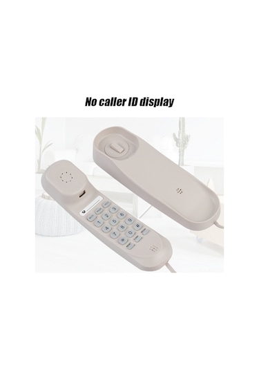 Moveevo Masaüstü/duvar Tipi Otel İş Telefonu - Kaymazsız, Telefon Hattı Beslemeli, Kompakt Abs Beyaz Diğer