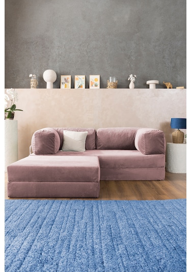 Argimo Godila Yatak Köşe Koltuk Pembe