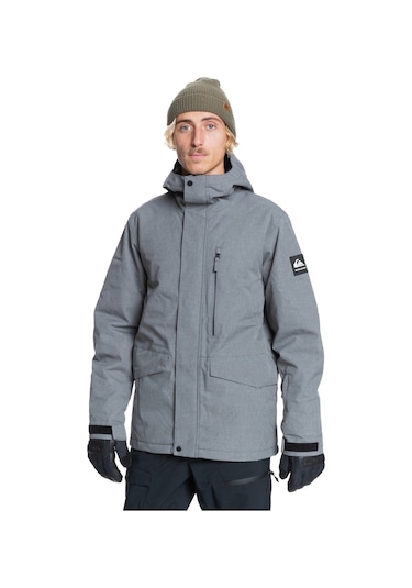Quıksılver Quiksilver Mission Solid Jk Erkek Gri Snowboard Ceketi Sje0 Gri