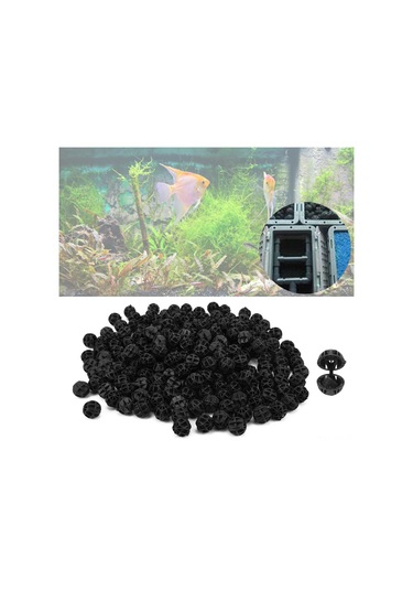 Folinda Akvaryum Filtre Malzemesi: 16mm Biyokimyasal Toplar 200 Adet - Pamuklu, Nitrifikasyon Bakterileri İçin, Tuzlu Ve Tatlı Su Uyumlu, Dayanıklı Pp Malzeme