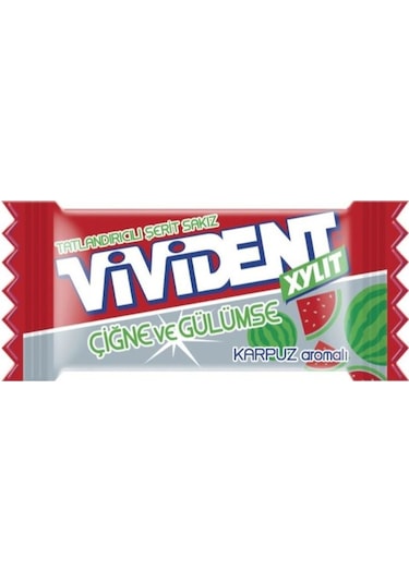 Vivident Tekli Karpuz Aromalı Sakız 230 Adet