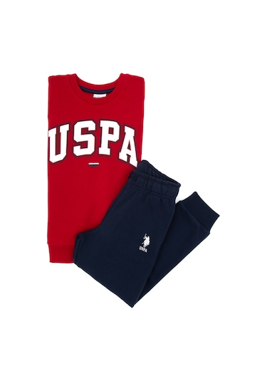 U.s. Polo Assn. Erkek Çocuk Kırmızı Pijama Takım 50318688-vr030 Kırmızı