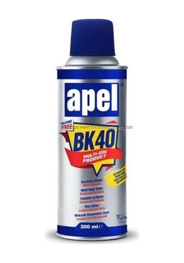 Apel Bk-40 Wd-40 Tipi Pas Sökücü Yağlayıcı Çok Amaçlı Sprey - 200 ML