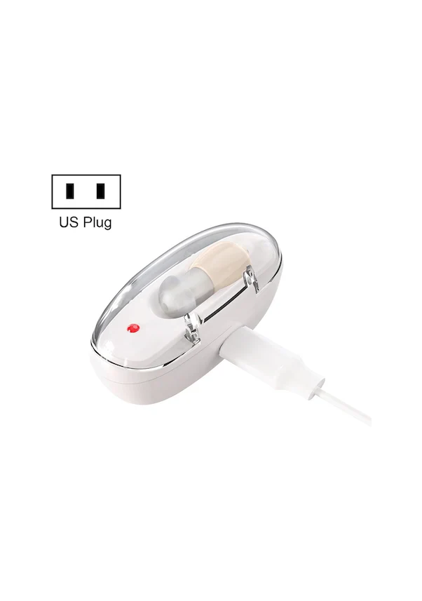 Hongboboutique Portable İn-ear Rechargeable Sound Amplifier For Seniors, Features: Us Standard Plug, Skin-toned. 01
