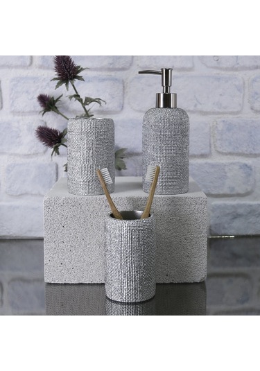 Natural Diş Fırçalık Gümüş