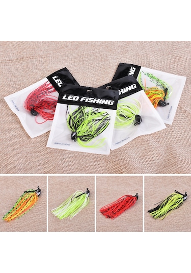 Springsun Yüksek Kaliteli 7g/10g Balık Avı Yemleri - Silikon Etekli Ve Çengelli Çeşitli Renkler