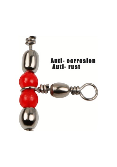 50 Parça Pirinç Varil Döner Fırdöndüler, Dolaşmayan Balıkçılık İçin 3 Yollu Balıkçılık Fırdöndüler