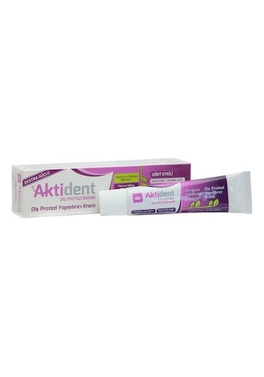 Aktident Diş Protezi Yapıştırıcı Krem 40 G