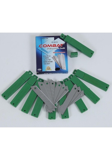 Falçata Bıçağı Maket Bıçak Ağzı 10 Kutu 100 Adet 0.5 MM Falcata Y