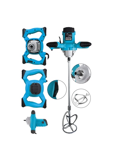 Steiner 3000 W Bakır Sargı Alçı Boya ve Harç Karıştırıcı Mikser