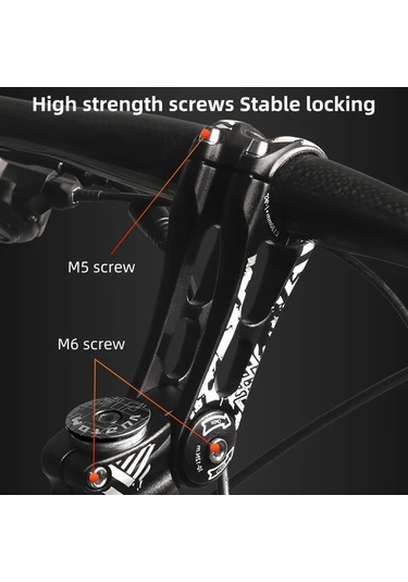 Motion003 Vxm Ayarlanabilir Bisiklet Stem 31 8mm İle 145mm Arasinda 90 Derece Araligi Siyah Aluminyum Alasimli Dag Ve Yol Bisikletleri Icin Altın