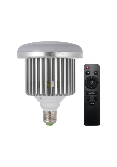 Andoer E27 50 W Ayarlanabilir Parlaklık Led Ampul Lamba Gümüş Diğer