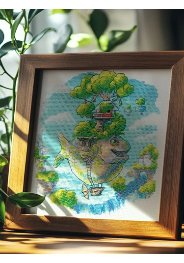 Rıolıs Nakış Seti Balon Balığı 20x20cm 2224 275578821