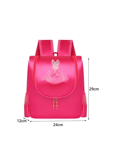 Suntek Bale Çantası Sırt Dans Kız Için Jimnastik Dansı Doğum Günü Kırmızı