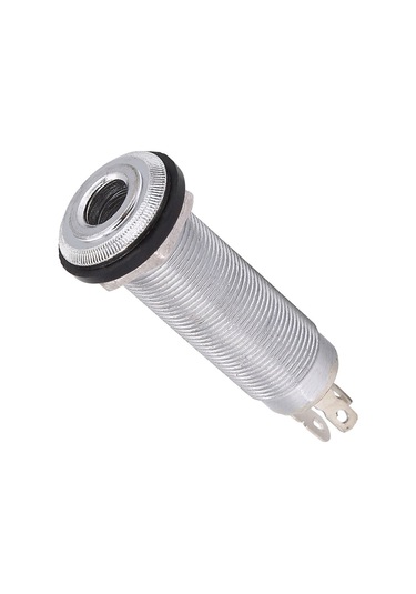 Hfambition Elektro Gitar Ve Bas İçin Gürültü Azaltıcı, 6.35mm 1/4" Çıkış Jak, Kaliteli Metal, Kolay Kurulum Gümüş