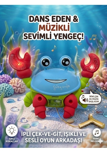 Tıfıl Toys İpli Kurmalı Yürüyen Yengeç 5099d