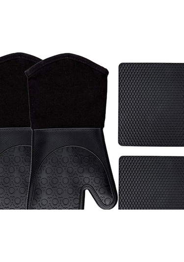 Suntek Barbekü Eldivenleri Fırın Eldivenleri Isıya