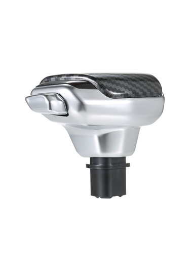 Ranyeek Renault İçin Parlak Siyah Otomatik Vites Çubuğu, Kısa Tipi, Pu+plastik Malzeme, Vites Düğmesi Siyah