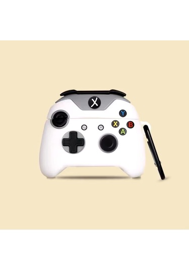 Airpods 4. Nesil 2024 Uyumlu Silikon Sevimli Figürlü Kılıf Beyaz