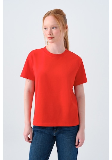 Loft Kadın Tişört Lf2036285 KIrmızı