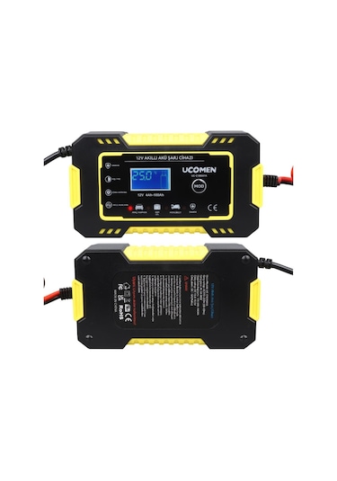 Electroon Ucomen Uc-c120501a Sarı 12volt 6amper Led Göstergeli Akü Şarj Cihazı