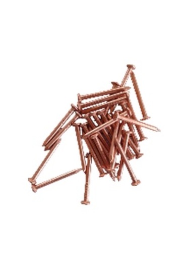 2,5 Cm Saf Bakır Çivi Tepeli 60 Adet 2,2 Mm 25 Mm 25 MM