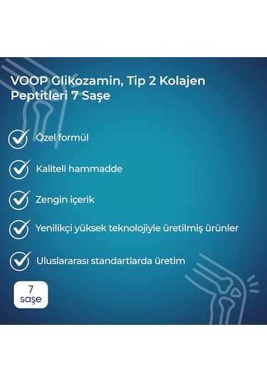 Voop Collagen Tip 2 Glukozamin 7 Saşe