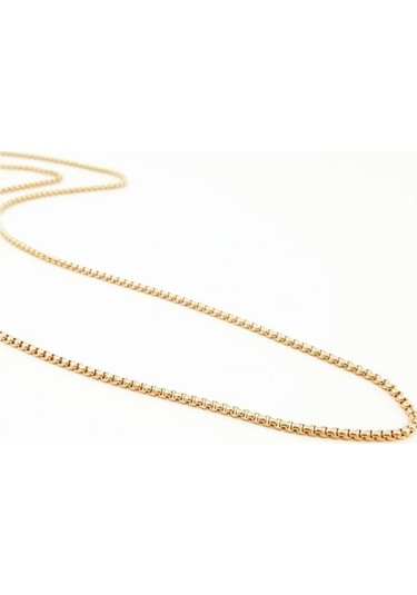 Pigado 316l Paslanmaz Çelik Zincir Erkek Kolye 70 Cm Gri