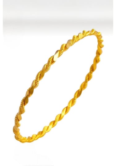 Çiğdem Gürel Kuyumculuk 14 Ayar 6 Gram İkili Burma Altın Bilezik