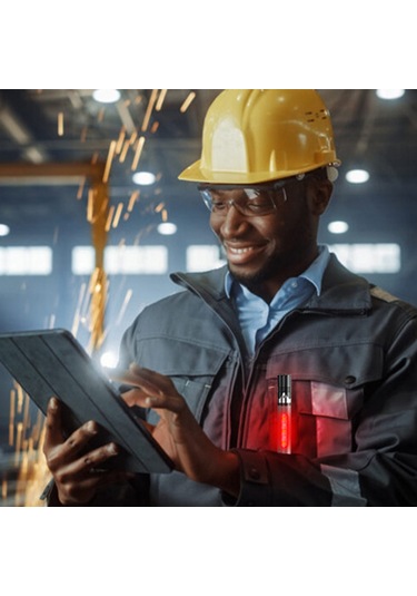 Sones B35 Xpg+led Mini Kalem Işığı Üç Işık Kaynağı Kullanışlı El Fenerleri Gri