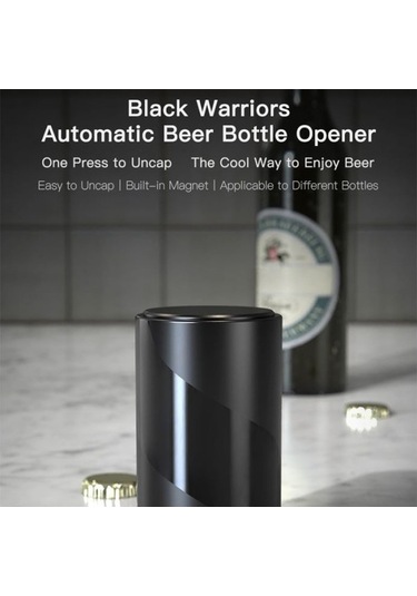 Fortunelane Otomatik Basma Açıcı: Gıda Kalitesi Abs Materyal, Manyetik Kapak Tutucu, Soda Ve Bira İçin Taşınabilir Açıcı