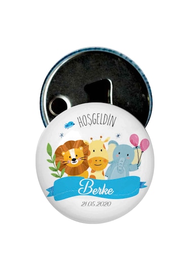 Famous Bebek Şekeri Magnet Bebek Mevlüt Hediyelik Isimli Kapak Açacak  (239797745)