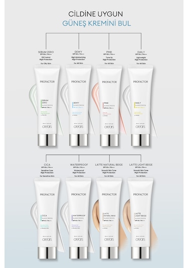 Cre'ars Peptit İçerikli Yoğun Nemlendirici Güneş Kremi SPF50+ 50 ML