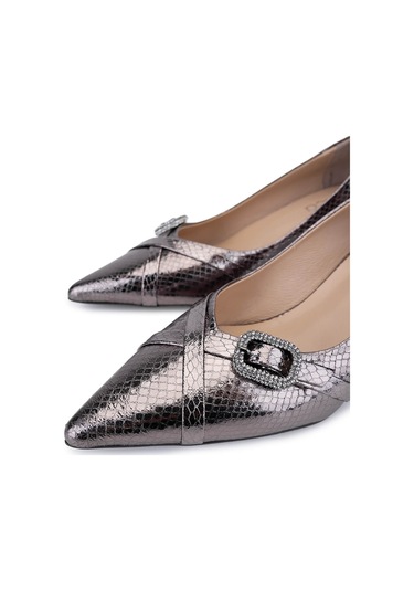 Tamer Tanca Kadın Suni Deri Vizon Topuklu Ayakkabı 1160 26554 Bn Ayk Sk25-26 Vızon Vizon