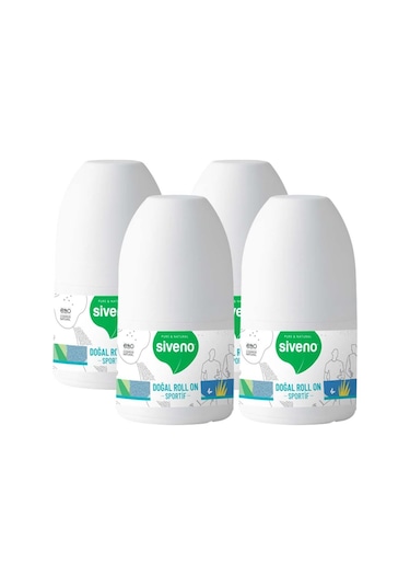 Siveno Doğal Roll-On Sportive 4 x 50 ML