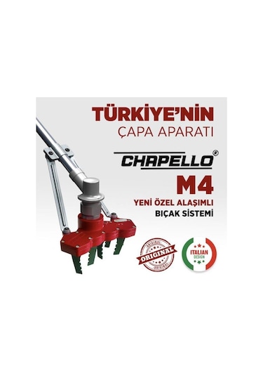 Chapello Pubert M4 Tırpan Çapa Aparatı - Çapalama  Makinesi