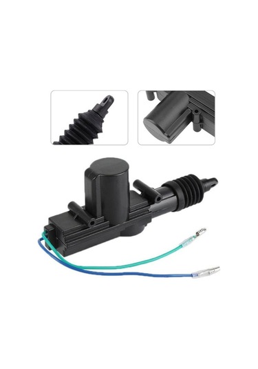 Prestigegoods Evrensel Araba Güç Kapı Kilidi Aktüatörü 12v Motor Siyah-siyah Siyah