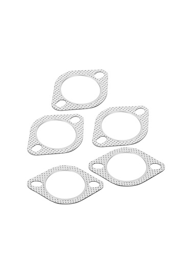 Konesam 5 Adet 2.5 İnç Galvanizli Akışkan Toplayıcı Flanş Yamağı, 2 Çivili, Grafit Kaplı, Anti-koroz, Araçlar İçin Eşleşir