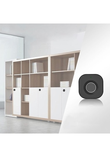 Fastbuy Parmak İzi Kilitli Ahşap Çekmece Dolap Ahşap Kutu Suntek