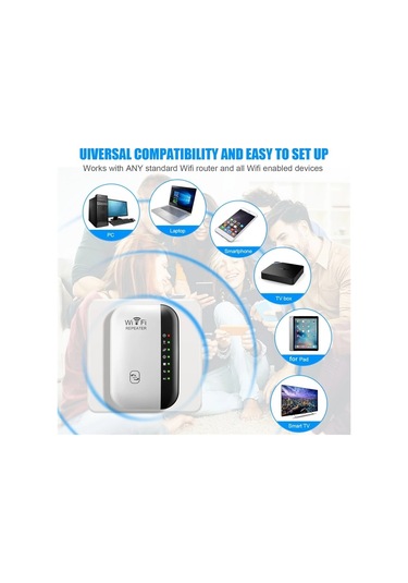 Sones 300mbps Kablosuz Wıfı Tekrarlayıcı 2.4g Yönlendirme Sinyal Amplifikatörü 7 Işık Sürümü, Özellikler: Ab Fişi