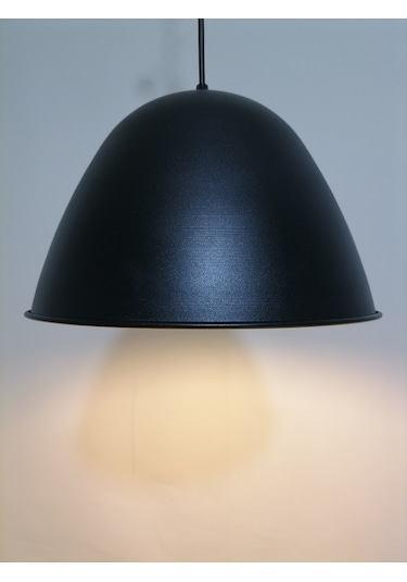 Riolight Retro Siyah Içi Gold Tekli Metal Sarkıt Çap: 28Cm (538289408)