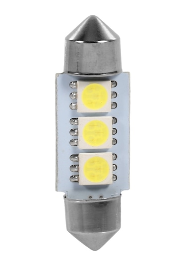 Shineyee 10 Adet 36mm 5050 3 Led Oto Okuma Işığı - Beyaz Işık, 12v, 50.000 Saat Ömür, Kolay Kurulum