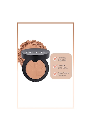 Note Cosmetique Luminous Silk Compact Blusher Toz Allık - 11 Sunset